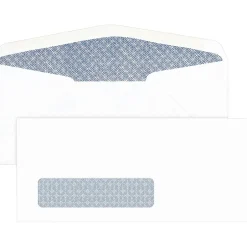 Ampad Security Tinted #10 Window Envelope, 4 1/8" x 9 1/2", White, 500/Box (73047)* Security Tinted