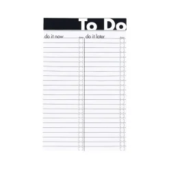 Ampad To Do Notepad, 5" x 8", Wide Ruled, Assorted Colors, 50 Sheets/Pad (20-001) Outlet