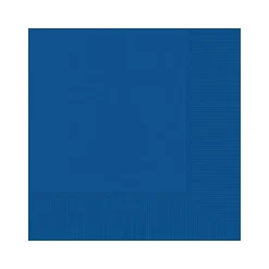 Napkins<Amscan Lunch Napkin, 2-Ply, Bright Royal Blue, 100 Napkins/Pack, 5 Packs/Carton (600011.105)