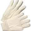 Work Gloves<Anchor Brand Canvas Gloves, Cotton, Knit-Wrist Cuff, Men's Size, Unlined, White, 12 Pair/Box