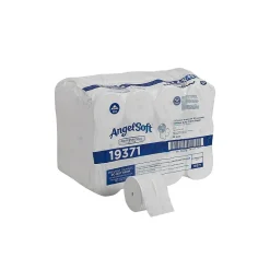 Angel Soft Professional Series Compact Coreless Toilet Paper, 2-Ply, White, 750 Sheets/Roll, 36 Rolls/Carton (19371)