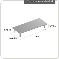 Anji Mountain Acacia Wood Monitor Stand, Up to 32