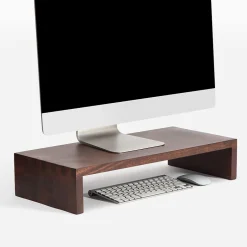 Anji Mountain Mango Wood Monitor Stand, Up to 32" Monitor, (MS-FNG-WAL)* Monitor Mounts & Stands