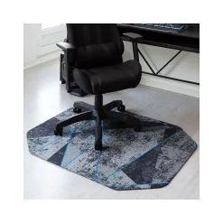 Online Rug'd Cracked Ice Carpet & Hard Floor Gaming Chair Mat, 36