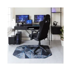 Online Rug'd Cracked Ice Carpet & Hard Floor Gaming Chair Mat, 36