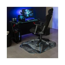 Online Rug'd Cracked Ice Carpet & Hard Floor Gaming Chair Mat, 36