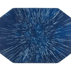 Discount Rug'd Galaxy Carpet & Hard Floor Gaming Chair Mat, 36" x 48", Blue (AMB9116) Chair Mats