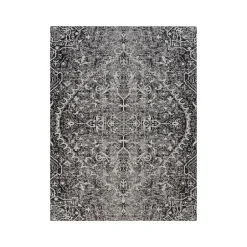Best Rug'd La Cienega Carpet & Hard Floor Chair Mat, 36" x 48", White/Black Polyester (AMB9032) Chair Mats