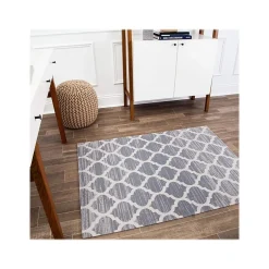 Discount Rug'd Mitte Carpet & Hard Floor Chair Mat, 36" x 48'', Multicolored (AMB9011) Chair Mats