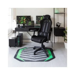 Best Rug'd Prizm Green Carpet & Hard Floor Chair Mat, 36