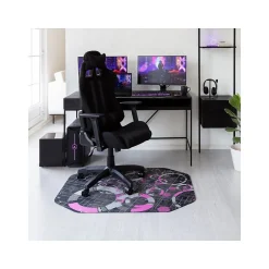 Discount Rug'd Refracted Carpet & Hard Floor Gaming Chair Mat, 36