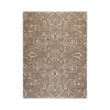Online Rug'd Tamanrasset Carpet & Hard Floor Chair Mat, 36" x 48", Ivory/Brown Polyester (AMB9034) Chair Mats