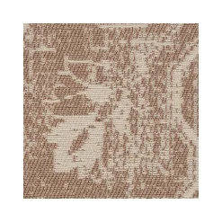 Online Rug'd Tamanrasset Carpet & Hard Floor Chair Mat, 36" x 48", Ivory/Brown Polyester (AMB9034) Chair Mats