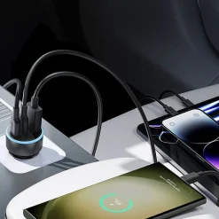 Anker 335 USB-C/USB-A Car Charger for Apple/Samsung, Black (A2736H11-1)