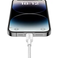 Anker Bio-Braided USB-C Charging Cable, 6 ft., White (A81B6H21-1)