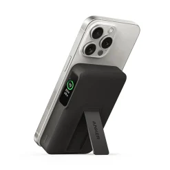 Anker MagGo MagSafe Wireless USB-C Power Bank for iPhone 12 and later, 10,000 mAh, Black (A1654H11-1)