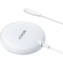 Anker PowerWave 6' MagSafe USB-C Magnetic 7.5W Charging Pad for Apple, White (A2565H21-1)