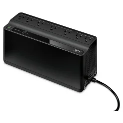 Battery Backup<APC Back-UPS BE Series 600VA 7-Outlet Desktop Battery Backup & Surge Protector w/ USB, Black (BE600M1)