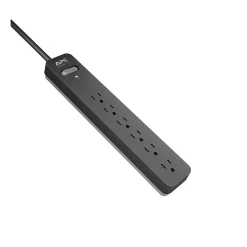 Surge Protectors & Power Strips<APC Essential SurgeArrest 6 Outlet Home/Office, 15' Cord, 1080 Joules (PE615)