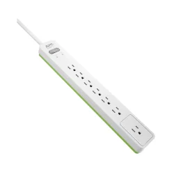 Surge Protectors & Power Strips<APC Essential SurgeArrest 7-Outlet Surge Protector, 6' Cord (PE76W)