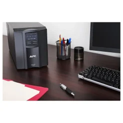 Battery Backup<Schneider APC Smart-UPS, Line Interactive, 1500VA, Tower, 120V, 8x NEMA 5-15R outlets, SmartConnect Port+SmartSlot, AVR, LCD (SMT1500C)