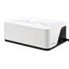 Battery Backup<APC UPS Battery Backup, 700VA UPS with 4 Backup Battery Outlets, USB Type-C, White (BE700G3)