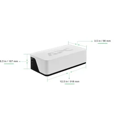 Battery Backup<APC UPS Battery Backup, 1050VA UPS with 6 Backup Battery Outlets, USB Type-C, White (BE1050G3)