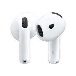 Apple AirPods Noise-Canceling Earbuds with USB-C Charging Case, 4th Generation, Bluetooth, White (MXP93LL/A)