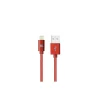 LAX Gadgets Apple Certified Durable Lightning Cable for iPhone, iPad, 4ft Red (LGHTMFI4FT-RED)
