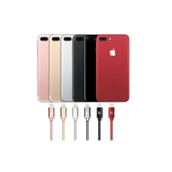 LAX Gadgets Apple Certified Durable Lightning Cable for iPhone, iPad, 4ft Red (LGHTMFI4FT-RED)