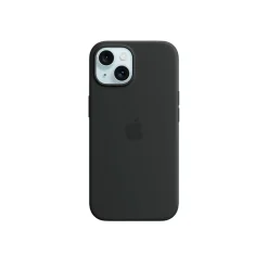 Cell Phone Cases<Apple iPhone 15 Silicone Case with MagSafe, Black (MT0J3ZM/A)