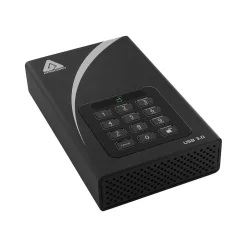 Apricorn Aegis Padlock 2 TB USB 3.0 External Hard Drive, Black and White (ADT-3PL256-2000)* External Hard Drives