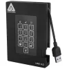 Apricorn Aegis Padlock Fortress 1TB 180 Mbps Read/Write USB 3.0 Solid State Drive, Black (A25-3PL256-S1000)* Solid State Drives