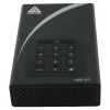 Apricorn Aegis Padlock 4TB USB 3.0 External Hard Drive, Black and White (ADT-3PL256-4000)* External Hard Drives
