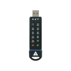 Apricorn Aegis Secure Key 16GB USB 3.0 Type A Flash Drive, Black (ASK3-16GB)* Usb Flash Drives