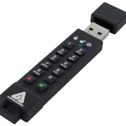 Apricorn Aegis Secure Key 3z 16GB USB 3.0 Type A Flash Drive, Black (ASK3Z-16GB)* Usb Flash Drives
