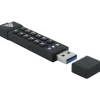 Apricorn Aegis Secure Key 3z 32GB USB 3.0 Type A Flash Drive, Black (ASK3Z-32GB)* Usb Flash Drives