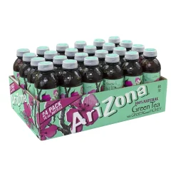 Tea<Arizona Green Tea Ginseng and Honey, 16 Oz., 24/Pack (900-00086)