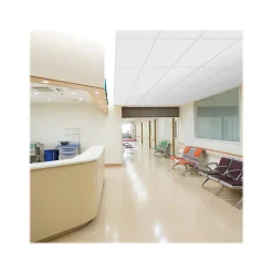 Ceiling Tiles<Armstrong CALLA Health Zone Square Edge Ceiling Tile 9/16, 24" x 48", White, 6/Carton (BP2235)