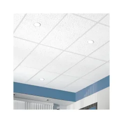 Ceiling Tiles<Armstrong CORTEGA Square Lay-In Edge Ceiling Tile, 24" x 48", White, 12/Carton (BP769A)