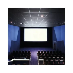 Ceiling Tiles<Armstrong FINE FISSURED Square Lay-In Edge Ceiling Tile, 24" x 24", Tech Black, 16/Carton (BP1728ABL)