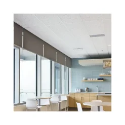 Ceiling Tiles<Armstrong FISSURED Square Lay-In Edge Ceiling Tile, 24" x 48", White, 12/Carton (BP755B)