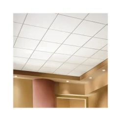 Ceiling Tiles<Armstrong OPTIMA Square Tegular Edge Ceiling Tile 9/16, 24" x 24", White, 12/Carton (BP3251E)