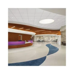 Ceiling Tiles<Armstrong ULTIMA Health Zone Lay-In Square Edge Ceiling Tile, 24" x 24", White, 12/Carton (BP1935A)