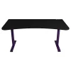 Clearance Arena 63"W Gaming Desk, Deep Purple/Black (ARENA-NA-DP-BK) Computer Desks