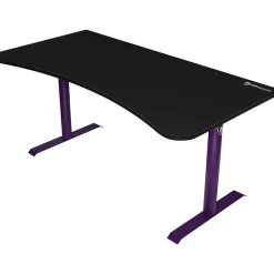 Clearance Arena 63"W Gaming Desk, Deep Purple/Black (ARENA-NA-DP-BK) Computer Desks