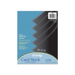 Discount 65 lb. Cardstock Paper, 8.5" x 11", Black, 100 Sheets/Pack (101187) Card Stock