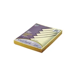 New 65 lb. Cardstock Paper, 8.5" x 11", Ivory, 100 Sheets/Pack (101186) Card Stock