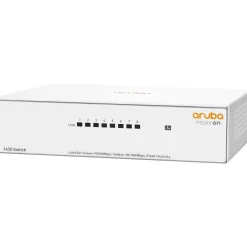 Aruba 1430 8-Port Gigabit Ethernet Unmanaged Switch, White (R8R45A#ABA)* Ethernet Switches & Splitters