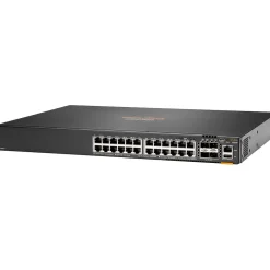 Aruba CX 6200F Series 24-Port Managed Switch, 128Gbps, Black (JL724A#ABA)* Ethernet Switches & Splitters